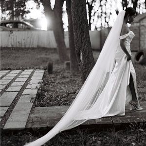 Custom made wedding dress